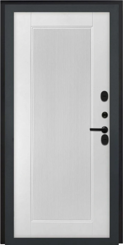 Входная дверь ДвериПРО Аура ПВХ 10мм Астрод Velutto Bianco DPRO204709 внутренняя сторона