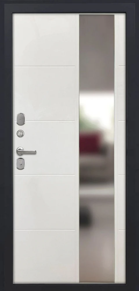 Входная дверь ДвериПРО Термо медный антик ФЛЗ-649 Капучино (зеркало) DPRO222325 внутренняя сторона